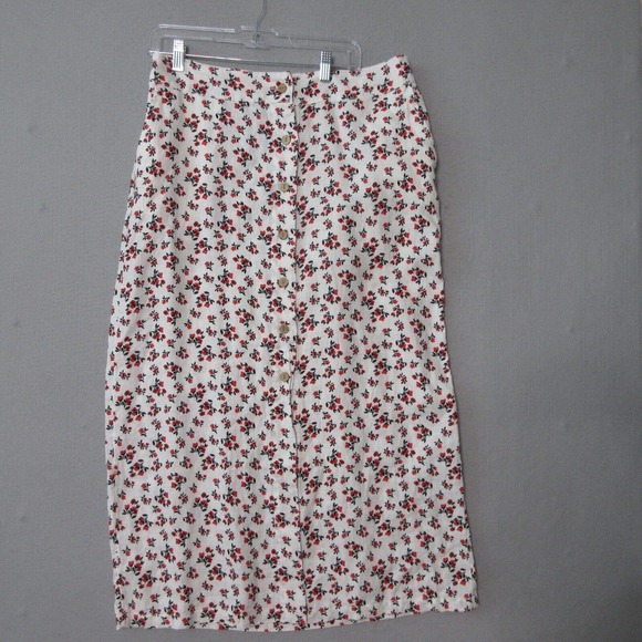 Cynthia Rowley Floral 100% Linen Skirt Top Set - Picture 2 of 16
